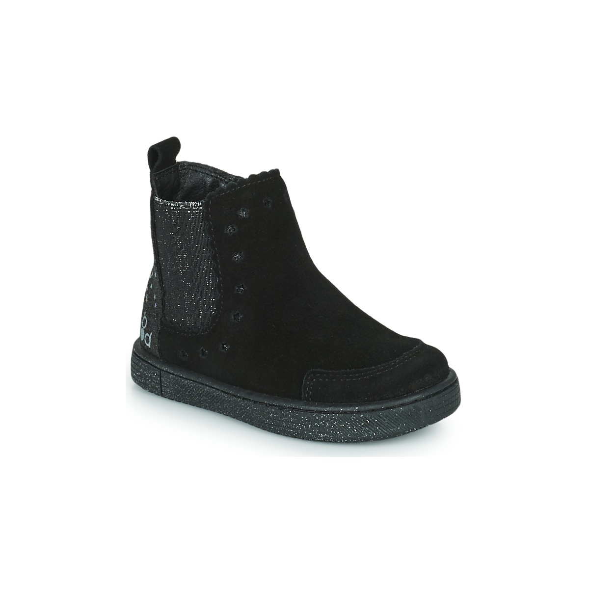 Schuhe Mädchen Boots Mod'8 BLANOU Schwarz / Glitterfarbe