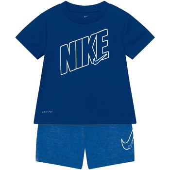 Kleidung Jungen Kleider & Outfits Nike - Tuta blu 66H589-U1U BLU