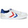 Schuhe Sneaker Low hummel TEN STAR LOW CANVAS Weiss / Rot / Blau
