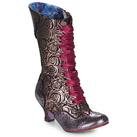 Schuhe Damen Low Boots Irregular Choice CHIMNEY SMOKE Grau / Rosa