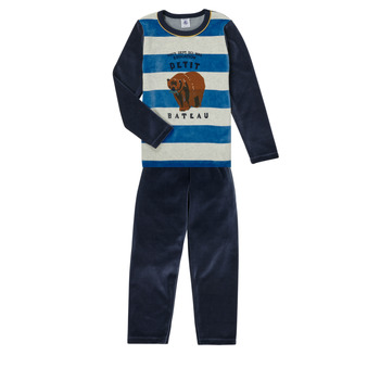 Kleidung Jungen Pyjamas/ Nachthemden Petit Bateau SALINEA Multicolor