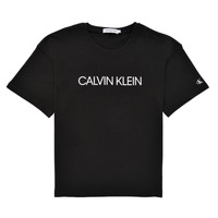 Kleidung Mädchen T-Shirts Calvin Klein Jeans CASSY Schwarz