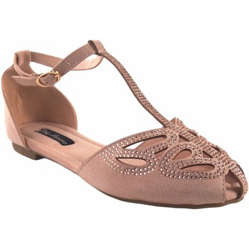 Schuhe Damen Sandalen / Sandaletten Olivina Damenschuh BEBY 19067 pink Rosa