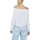 Kleidung Damen Tops / Blusen Only Off Shoulders Bambi Top - Bright White Weiss