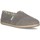 Schuhe Damen Leinen-Pantoletten mit gefloch Paez Original Raw W - Essentials Grey Grau
