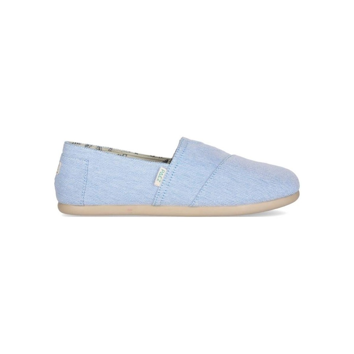 Schuhe Herren Leinen-Pantoletten mit gefloch Paez Gum Classic M - Combi Light Blue Blau