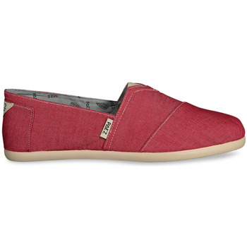 Schuhe Herren Leinen-Pantoletten mit gefloch Paez Original Gum M - Combi Red Rot