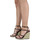 Schuhe Damen Leinen-Pantoletten mit gefloch Saint Laurent  Braun