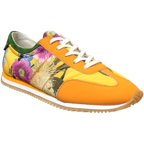 Schuhe Damen Sneaker Low Desigual Royal_flowers Gelb