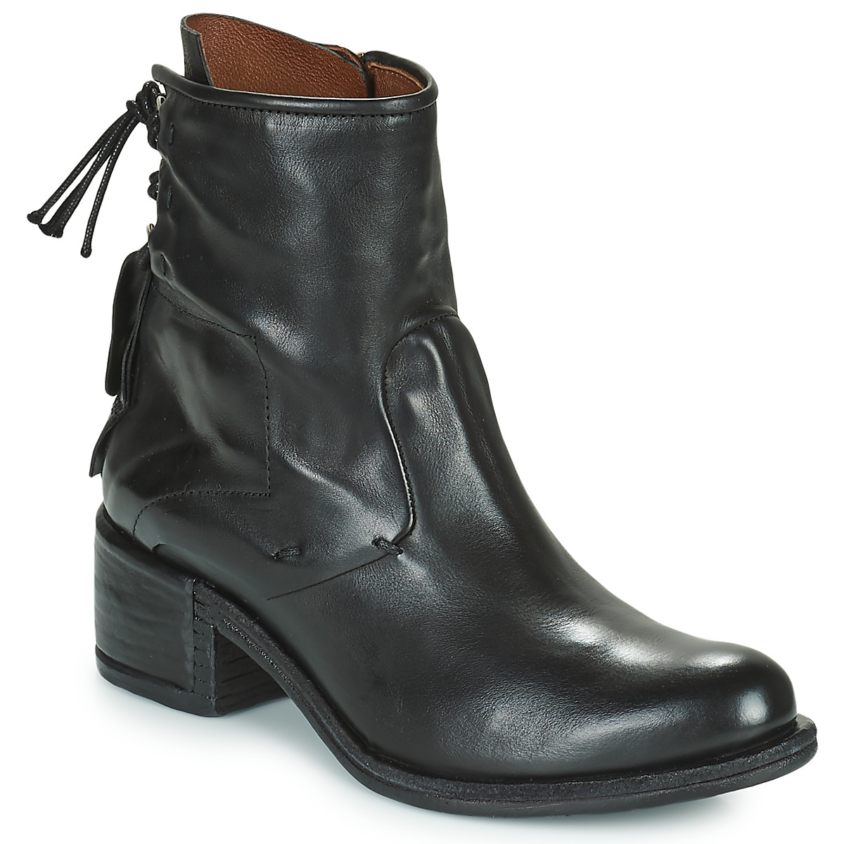 Schuhe Damen Boots Airstep / A.S.98 OPEA LACE Schwarz