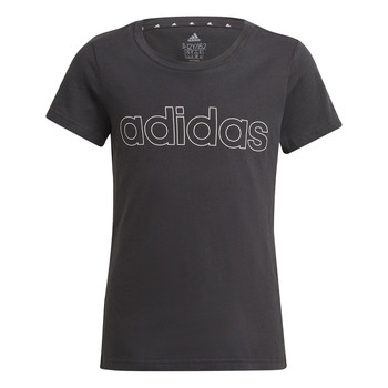 Kleidung Mädchen T-Shirts adidas Performance PLAKAT Schwarz