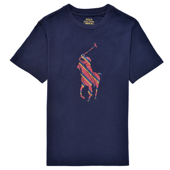 Kleidung Jungen T-Shirts Polo Ralph Lauren GUILIA Marine