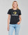 Kleidung Damen T-Shirts Converse STAR CHEVRON HYBRID FLOWER INFILL CLASSIC TEE Schwarz