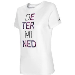 Kleidung Damen T-Shirts 4F TSD018 Weiß