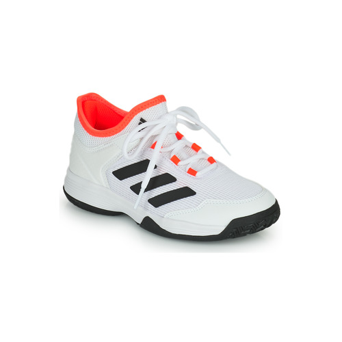 Schuhe Kinder Tennisschuhe adidas Performance Ubersonic 4 k Weiss / Rot
