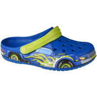 Schuhe Jungen Hausschuhe Crocs Fun Lab Truck Band Clog Blau
