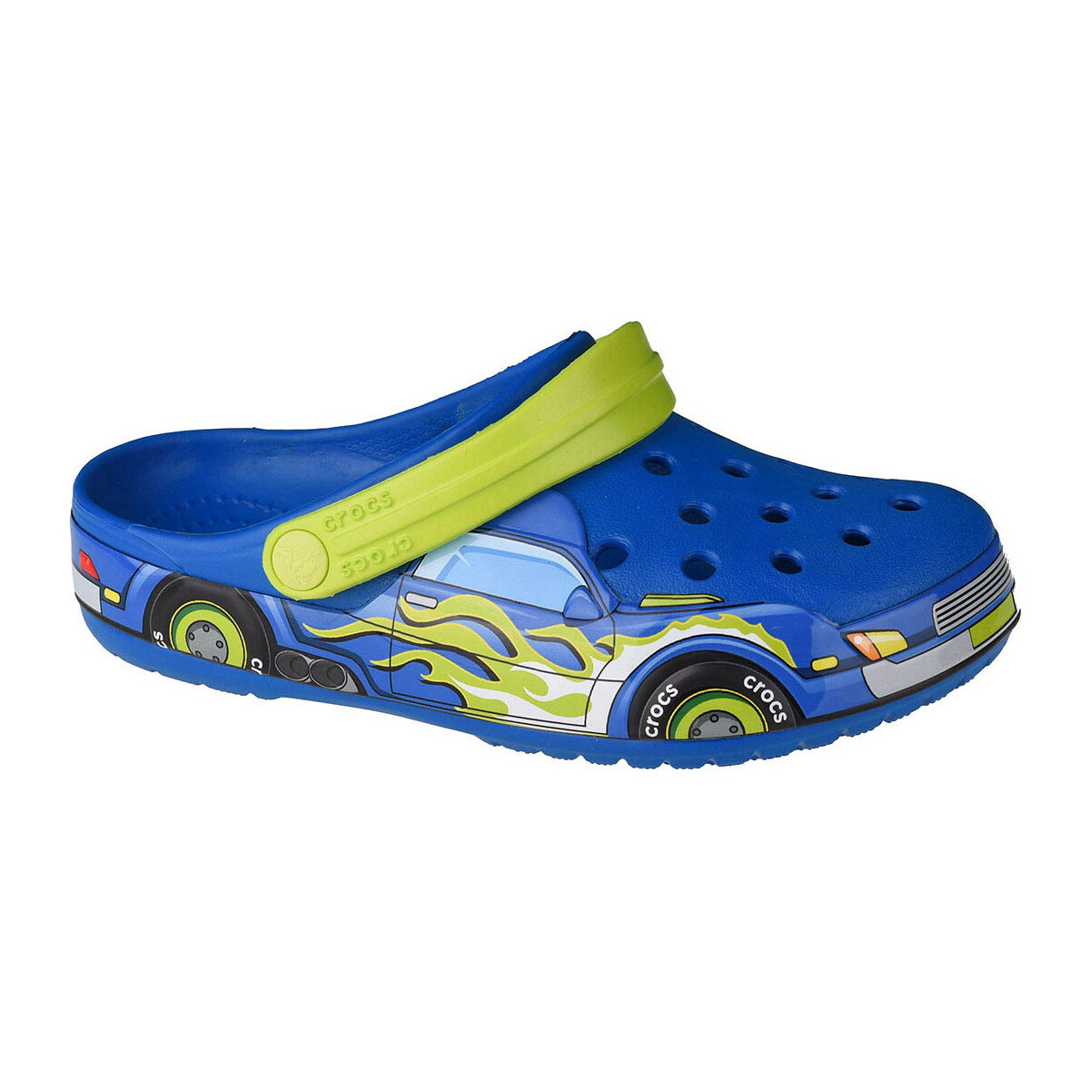 Schuhe Jungen Hausschuhe Crocs Fun Lab Truck Band Clog Blau