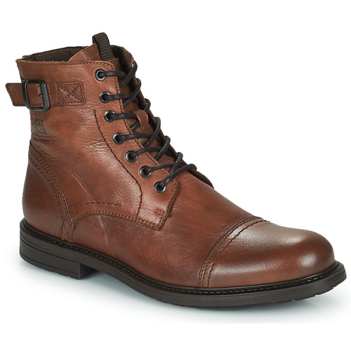Jack & Jones JFW SHELBY LEATHER Cognac - Schuhe Boots Herren 7999 