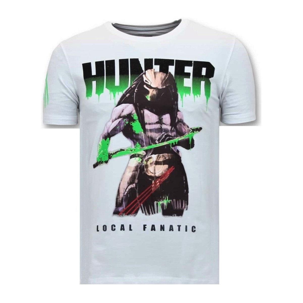 Kleidung Herren T-Shirts Local Fanatic Hunter Predator Weiss Weiss
