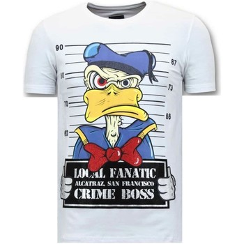 Kleidung Herren T-Shirts Lf Alcatraz Prisoner Weiss