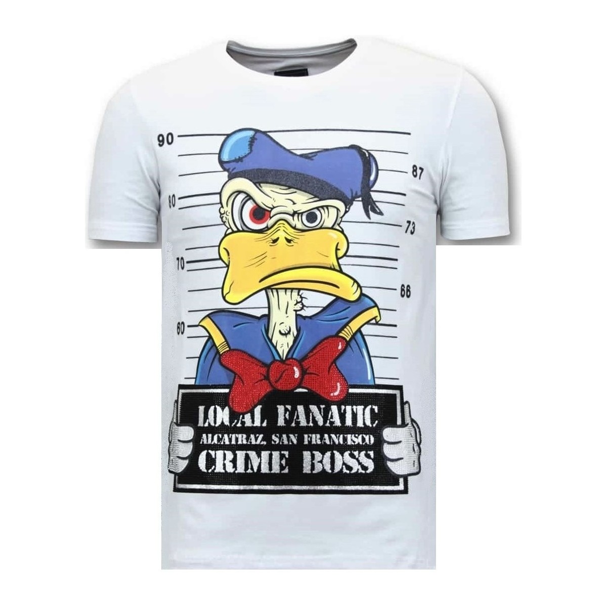 Kleidung Herren T-Shirts Lf Alcatraz Prisoner Weiss
