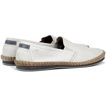 Fluchos 8674 LUXE SURF BAHAMAS MOCCASIN MAN Weiss