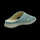 Schuhe Damen Pantoletten / Clogs Hartjes Pantoletten Breeze 2 mint 111622/9000 Blau