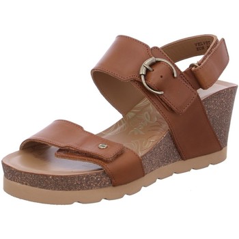 Schuhe Damen Sandalen / Sandaletten Panama Jack Sandaletten Velvet B3 camel braun