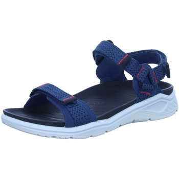 Schuhe Damen Wanderschuhe Ecco Sandaletten Sandalette X-Trinsic W 880703 55868 Blau