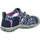 Schuhe Mädchen Sandalen / Sandaletten Keen Schuhe SEACAMP II CNX Y-BLACK IRIS/AF 1025149/1025149 Blau