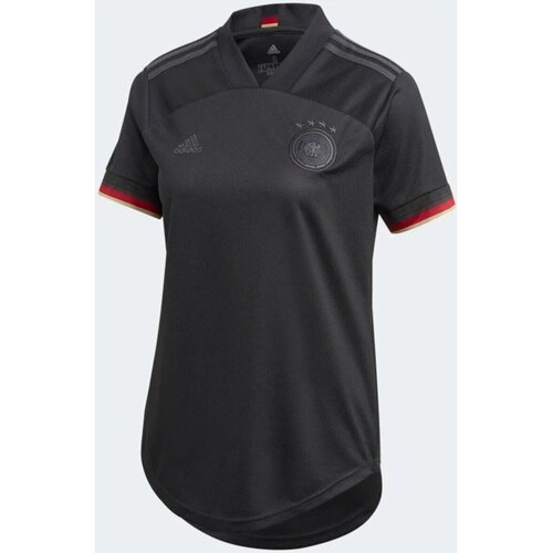 Kleidung Damen T-Shirts & Poloshirts Adidas Sportswear Sport DFB A JSY EH6115-000 Schwarz