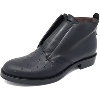 Schuhe Damen Stiefel Le Bohemien Stiefeletten K74 STRUZZO NERO K74-2 schwarz