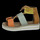Schuhe Damen Sandalen / Sandaletten Macakitzbühel Sandaletten 3018-ORANGE KOMBI Multicolor