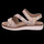 Schuhe Damen Sandalen / Sandaletten Longo Sandaletten Sandalette Absatzschuh Sommerschuh Grau Neu 1045354 Beige