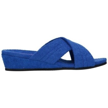Schuhe Damen Hausschuhe Norteñas 9-942 Mujer Azul Blau