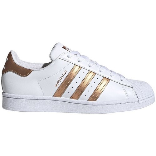 Schuhe Damen Sneaker Low adidas Originals Superstar W Weiss