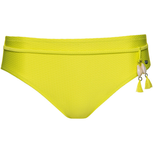 Kleidung Damen Bikini Ober- und Unterteile Lisca Badeanzugshose mit hoher Taille Ibiza Gelb