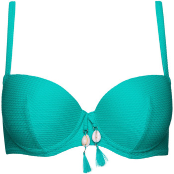 Kleidung Damen Bikini Ober- und Unterteile Lisca Vorgeformter Badeanzug Top Ibiza Dunkelgrün