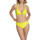 Kleidung Damen Bikini Ober- und Unterteile Lisca Top Badeanzug Armatur nackten Rücken Ibiza Gelb