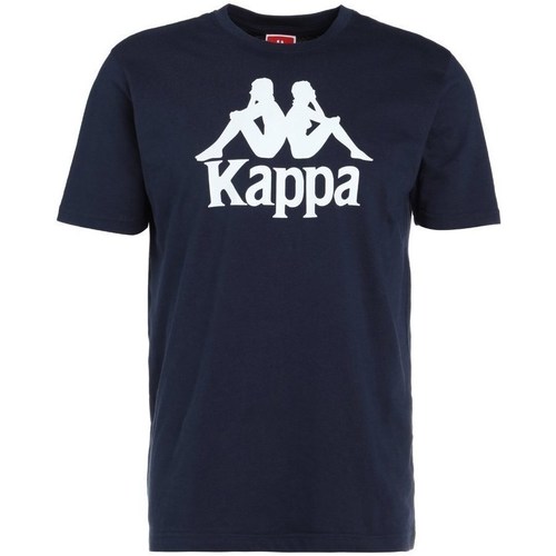 Kleidung Jungen T-Shirts Kappa Caspar Tshirt Schwarz
