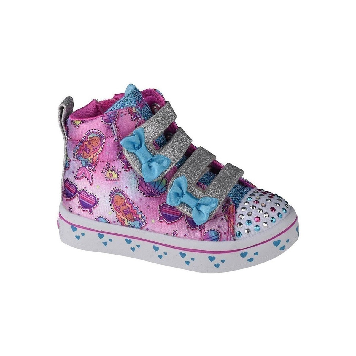 Schuhe Kinder Boots Skechers Twilites Mermaid Gems Rosa