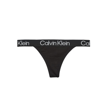 Unterwäsche Damen Strings Calvin Klein Jeans THONG Schwarz