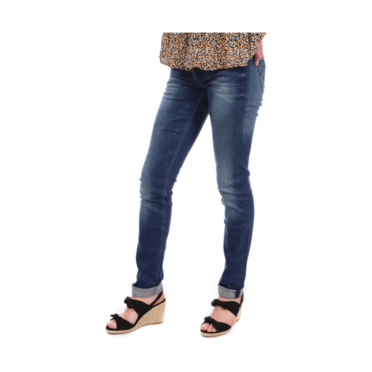 Kleidung Damen Slim Fit Jeans G-Star Raw 60571-4283 Blau