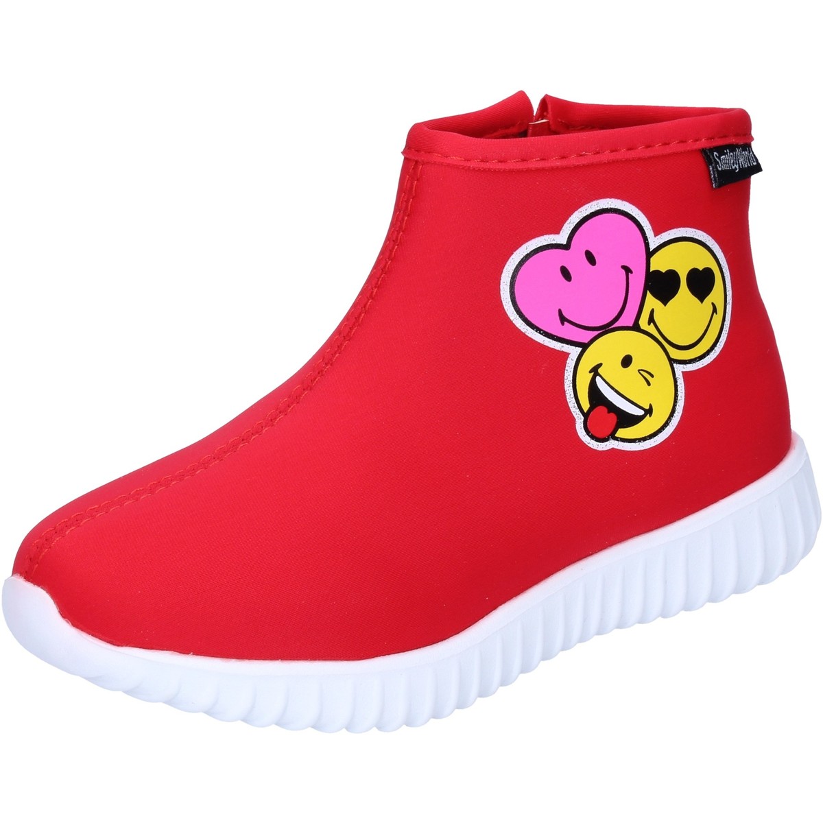 Schuhe Mädchen Low Boots Smiley BJ990 Rot