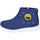 Schuhe Mädchen Low Boots Smiley BJ991 Blau