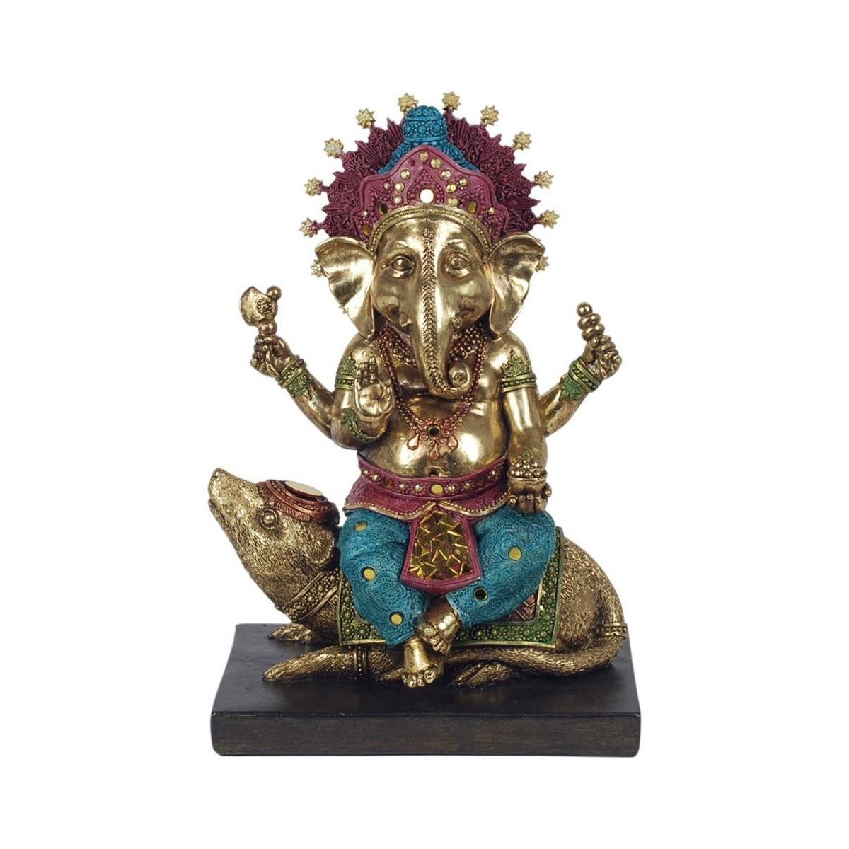 Home Statuetten und Figuren Signes Grimalt Ganesha-Figur Gold