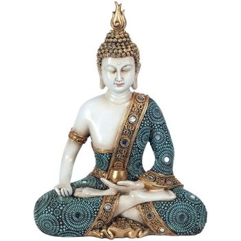 Home Statuetten und Figuren Signes Grimalt Kleiner Sitzender Buddha Blau