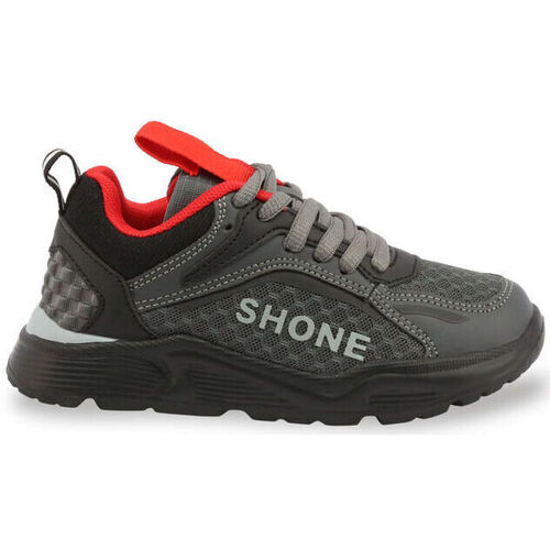 Schuhe Herren Sneaker Shone 903-001 dk/grey Grau