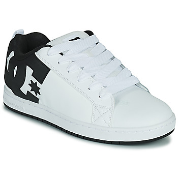 Schuhe Herren Sneaker Low DC Shoes COURT GRAFFIK Weiss / Schwarz