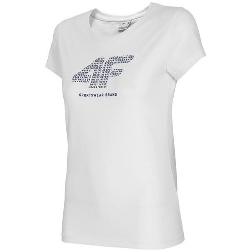 Kleidung Damen T-Shirts 4F TSD011 Weiss